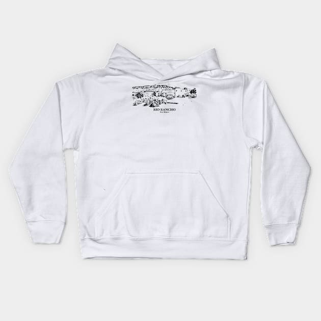 Rio Rancho - New Mexico Kids Hoodie by Lakeric